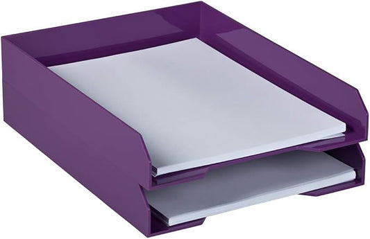 JAM PAPER Stackable Paper Trays by JAMPaper
