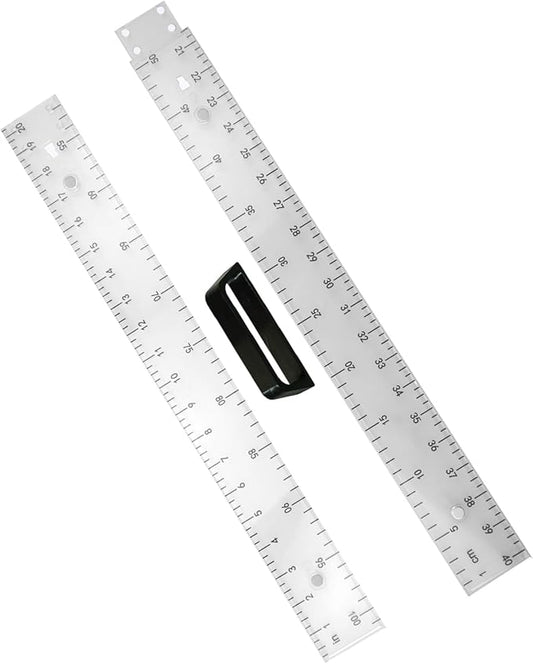 39in Clear Plastic Meter Stick by CAQ