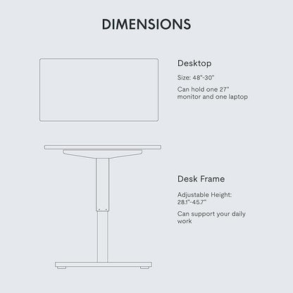 FLEXISPOT EN1 One-Piece Standing Desk - Image 5