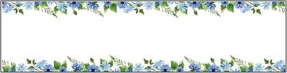 Signs ByLITA Floral Pattern Customized Nameplate | Wild Blue Personalized Full - Image 8