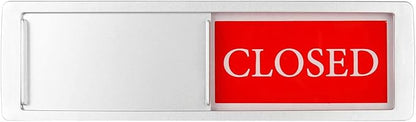 Open Closed Sign for Business Door, Open Signs privacy Slide Door Sign - Image 2