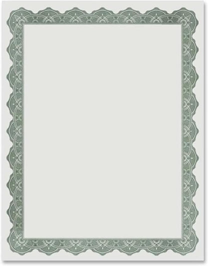 Geographics® 30% Recycled Blank Parchment Certificates, 8 1/2" x 11", Optima - Image 6