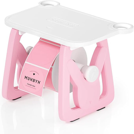 MUNBYN Label Holder for Rolls and Fanfold Labels, Thermal Sticker Holder for by MUNBYN