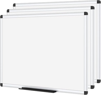 VIZ-PRO Magnetic Dry Erase Board, 48 X 24 Inches, 3 Pack by VIZ-PRO
