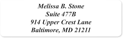 White Personalized Return Address Labels - Image 5