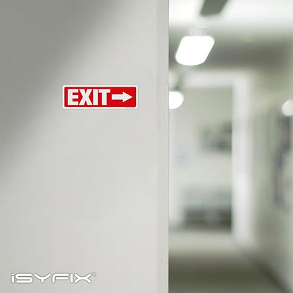 iSYFIX Exit Signs 12 Pack 12x4 Inch - Image 6