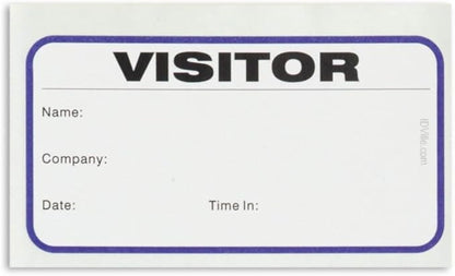 Visitor Log Book, Spiral-Bound Visitor Badges, Guest Register Book, Carbon Copy - Image 3