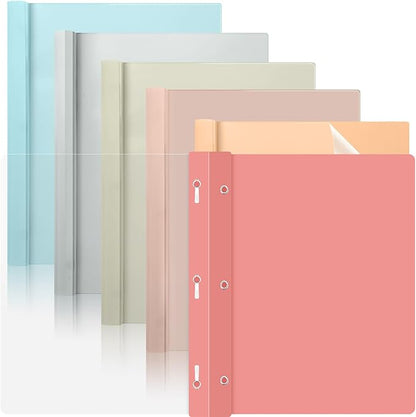 6 PCS Retro Plastic Report Covers by gisgfim
