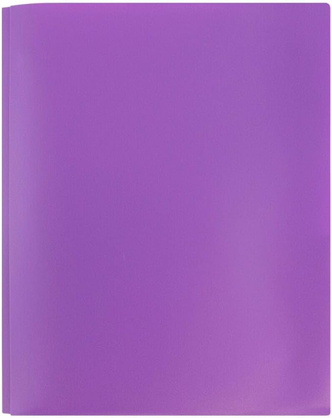 JAM PAPER Plastic Color Pop Folders - Image 4