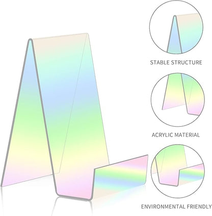 ZOEY Acrylic Book Stand with Ledge - Image 4