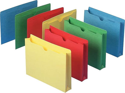 Smead File Jacket, Reinforced Straight-Cut Tab, Flat-No Expansion, Letter Size - Image 4