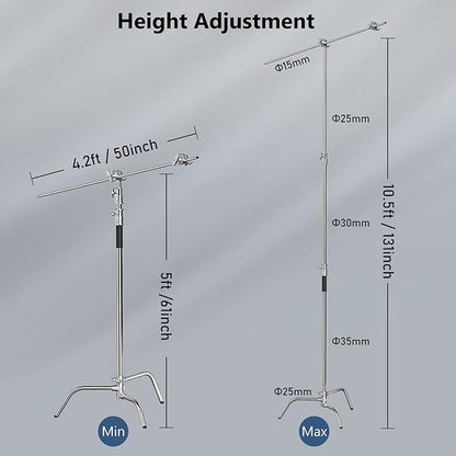 2 Pack Photography C Stand - Image 3