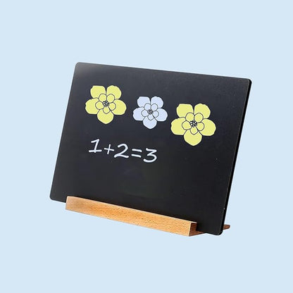 NEWNEWSHOW 2 Pack 8.7x12 Inch Tabletop Chalkboard - Image 4
