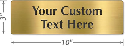 SmartSign Custom Brass Sign - Image 5