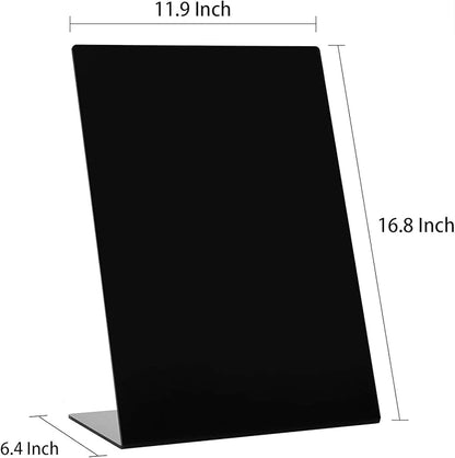 Liry Products Black Acrylic Tabletop Chalkboard Sign Liquid Chalk Markers - Image 3
