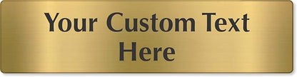 SmartSign Custom Brass Sign by SmartSign