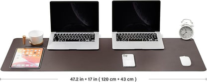 Large Desk Mat - 47.2"x 17" Non-Slip PU Desk Pad - Image 2