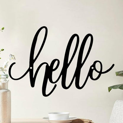 8x12 inch HELLO Sign metal home decoration wall decoration, corridor entrance - Image 5