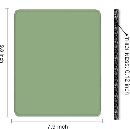 Auhoahsil Green Mouse Pad, 12 x 10 Inch Square Mousepad, 3mm Thick Rubber Mouse - Image 7