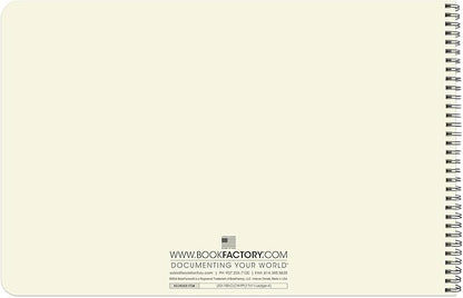 BookFactory Accounting Ledger Notebook/Large 4 Column Accounting Ledger - Image 4