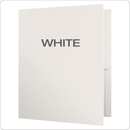 Oxford Twin-Pocket Folders, Textured Paper, Letter Size, Holds 100 Sheets - Image 3
