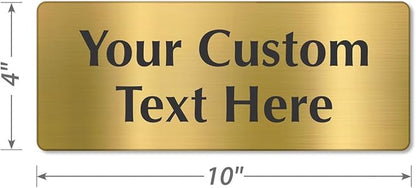 SmartSign Custom Brass Sign - Image 5