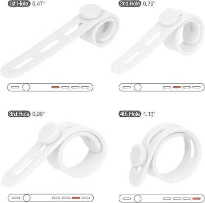Donruby 24Pcs Silicone Cable Ties - Image 3
