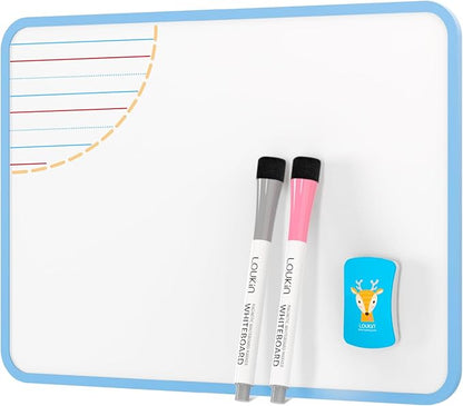 LOUKIN Small Dry Erase Lapboard, 9 x 12 Inch Double Sided, Seamless Frame Design by LOUKIN