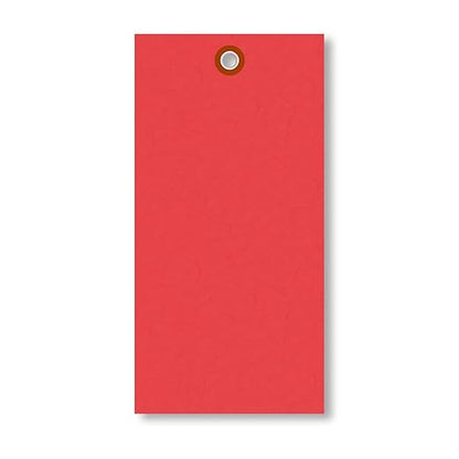 SmartSign 6.25 x 3.125 inch “Red” Blank Tyvek Shipping Tags by SmartSign