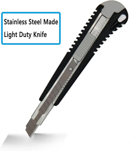 WEKOIL 9mm Snap Off Utility Knife 3 Pack High Hardness Retractable Box Cutters - Image 2