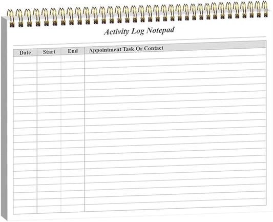 Getvow Activity Log Notepad by Getvow