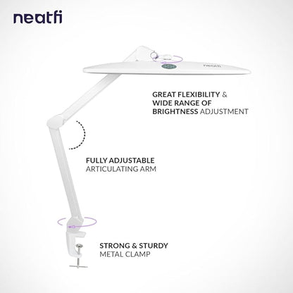 Neatfi Elite HD XL Task Lamp, 3 Adjustable Light Modes, 22 Inches Wide - Image 3