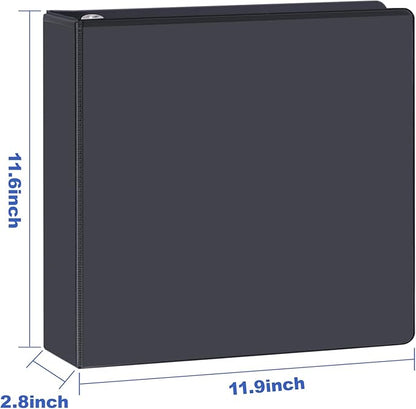 3 Ring Binder 2 Inch, ViVin Sturdy 2"-Slant D Ring Binder - Image 4
