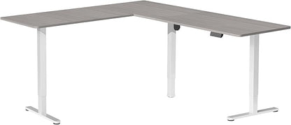 VIVO Electric Corner 75 x 63 inch L-Shaped Standing Desk, Memory Height - Image 9
