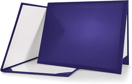 GraduationMall 8.5"x11" Smooth Padded Diploma Cover Certificate Holder Purple by GraduationMall%C2%AE