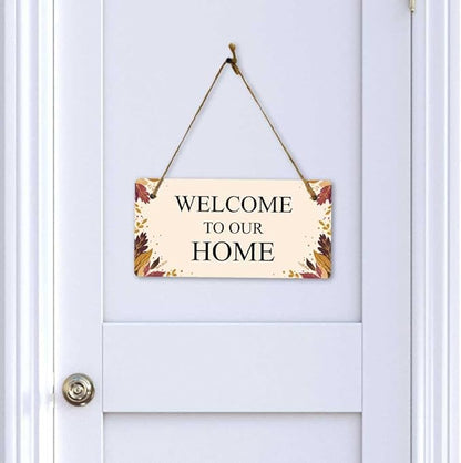 Signs ByLITA Autumn Leaves Personalized Hanging Wall or Door Sign | Custom - Image 6