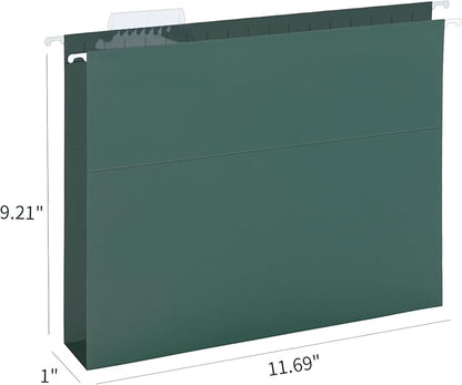 HERKKA Extra Capacity Hanging File Folders, 30 Pack Reinforced Hang Folders - Image 2