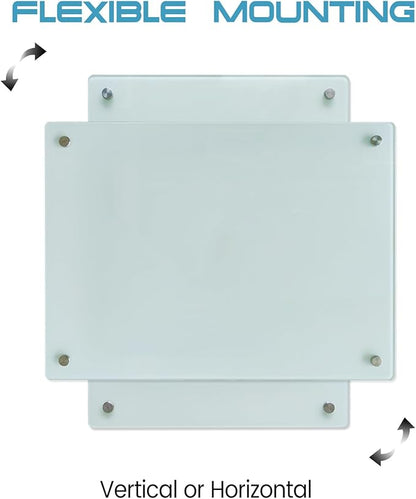 Magnetic Frosted Glass Whiteboard 48"x72" Glass Dry Erase Board 48"x72" Wall - Image 7