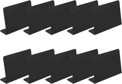 VILLCASE 10pcs Shaped Mini Blackboards Desktop Message Signs by VILLCASE