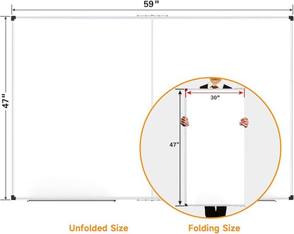 XBoard Dry Erase Board 60 x 48 Inch | Foldable Magnetic White Board - Image 3