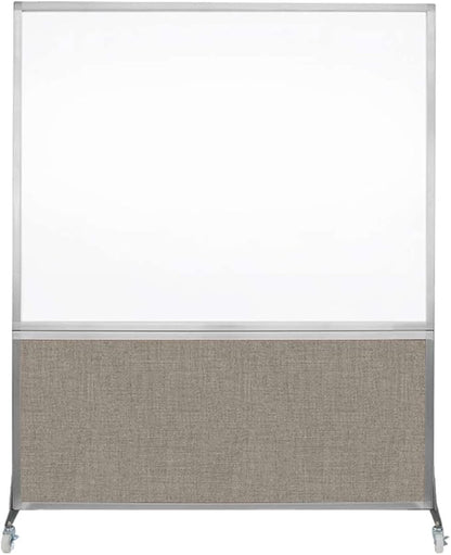 DivideWrite Mobile Whiteboard | Double Sided Dry Erase Board | Portable Office by VERSARE