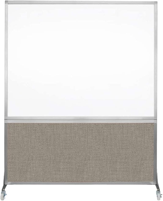 DivideWrite Mobile Whiteboard | Double Sided Dry Erase Board | Portable Office by VERSARE