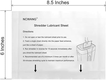 48PACK Paper Shredder Lubricant Sheets - Image 7