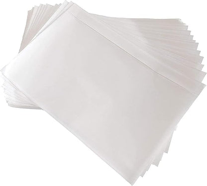 9527 Product 7.5" x 5.5" Clear Adhesive Top Loading Packing List, Shipping - Image 4