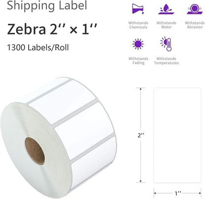 AveneMark 24 Rolls 2" x 1" Direct Thermal Labels - Image 2
