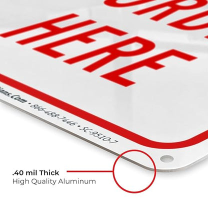 Custom Sign, Personalized Metal Signs - Image 7