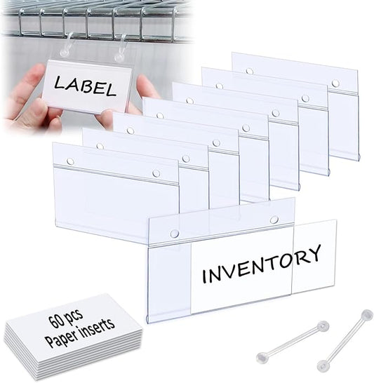 ChanQnTon Plastic Shelf Labels, Price Tags, Shelf Tags by ChanQnTon