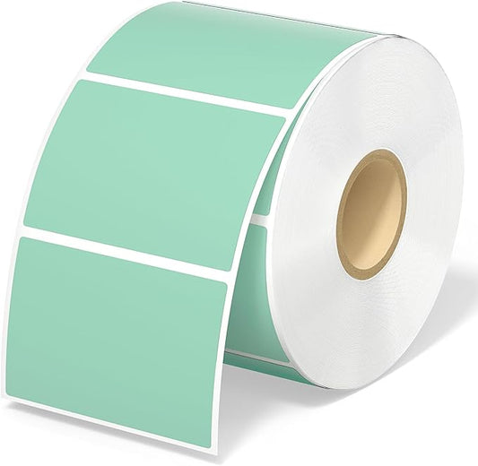 MUNBYN Green 2.25x1.25in Thermal Labels, 1000/Roll by MUNBYN