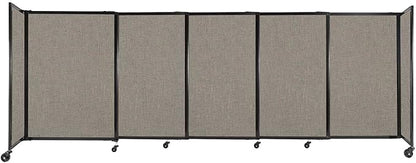 Versare Straightwall Sliding Portable Wall Partition | Freestanding Office by VERSARE