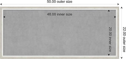Amanti Art Silver Framed Magnetic Board 22x50 Oversize Vision Board - Image 4